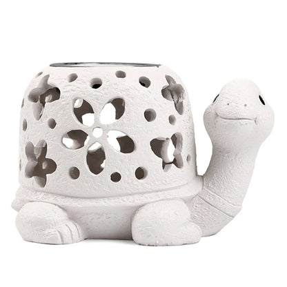 Solar Turtle Statue Light