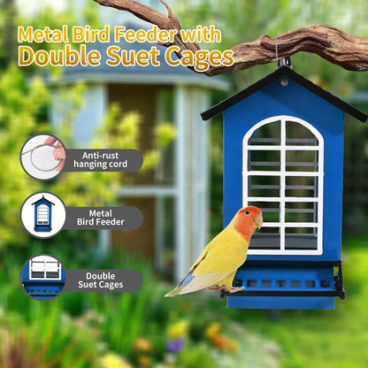 Squirrel Proof Metal Hanging Bird Feeder