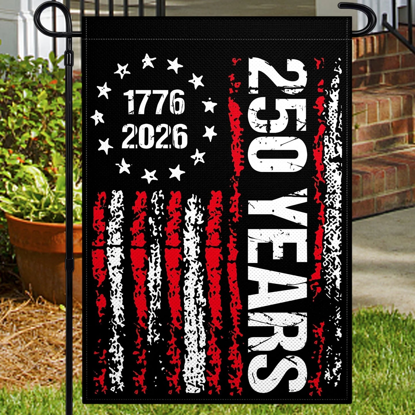 250 Years America Garden Flag