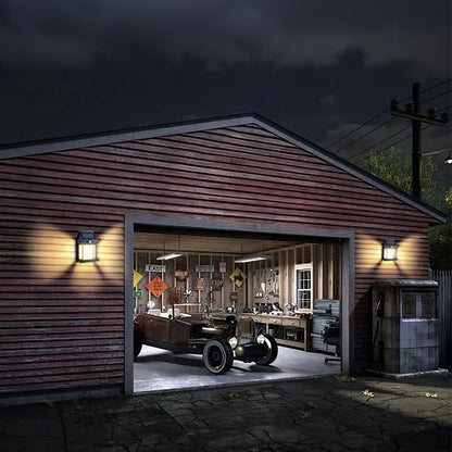 4/2-Pack Outdoor Solar Wall Lights