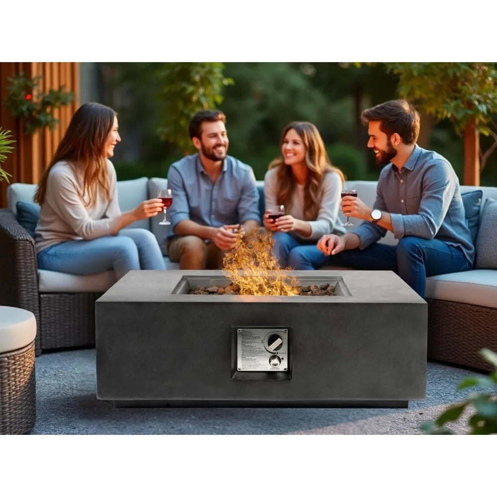35-Inch Outdoor Propane Fire Pit Table