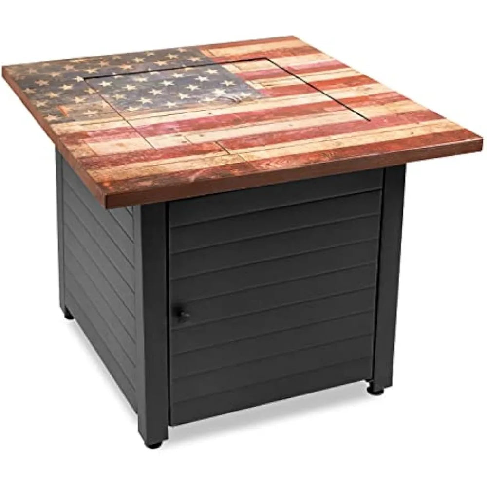 Square 30" Outdoor Propane Fire Pit