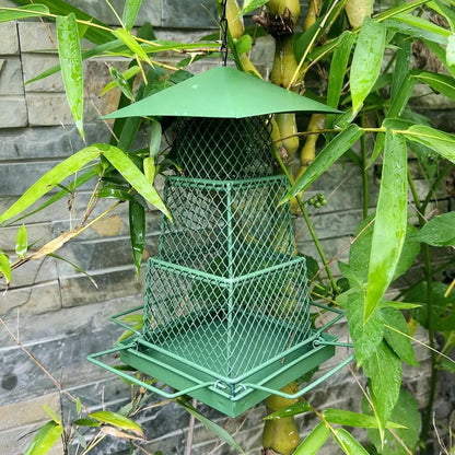 3-Layer Retractable Metal Bird Feeder