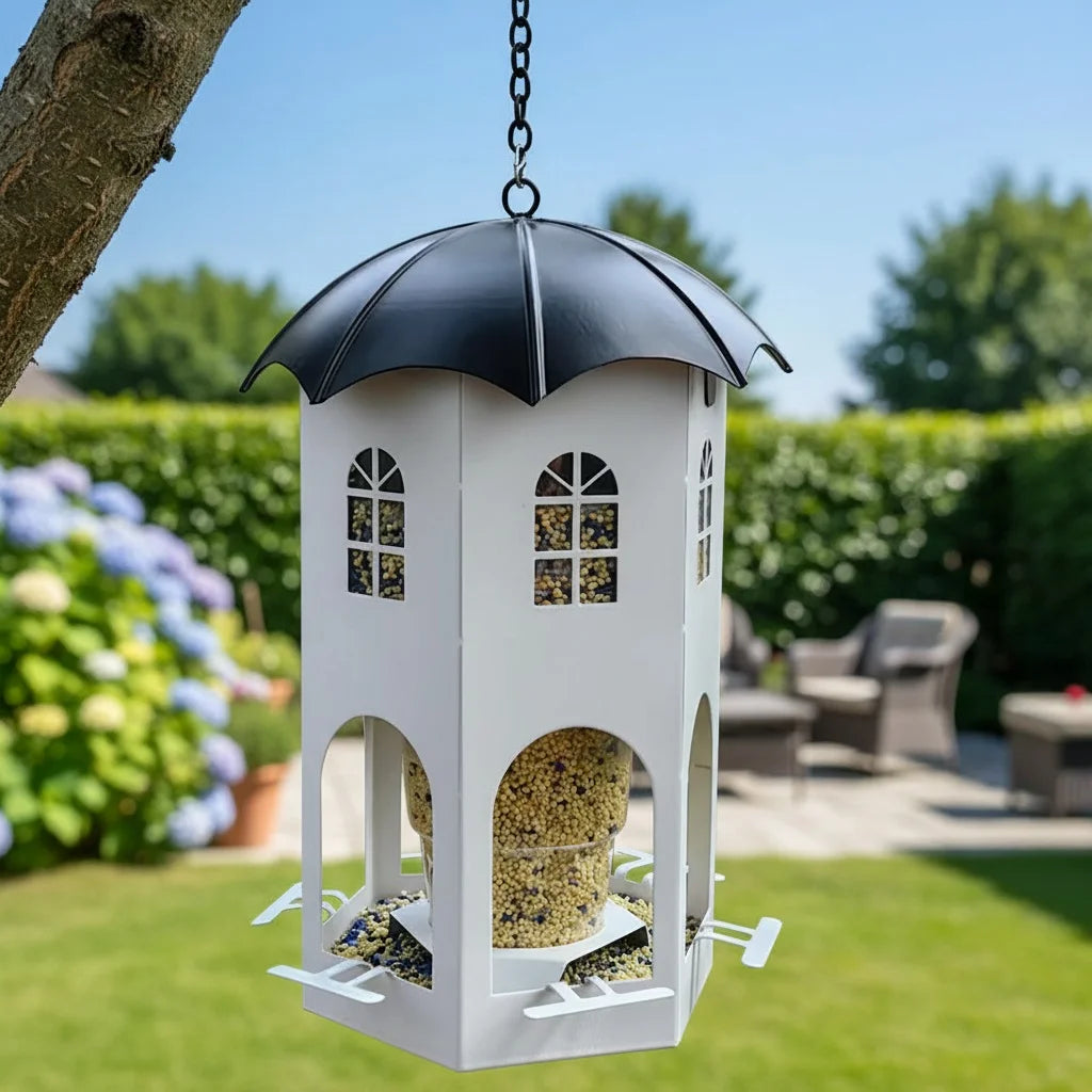 Outdoor Castle Style Bird Feeder