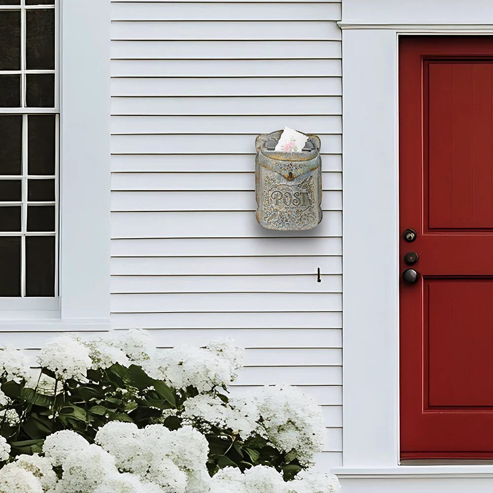 Metal Wall Mounted Farmhouse Mailbox