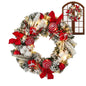 11.81in Light Up Christmas Wreath