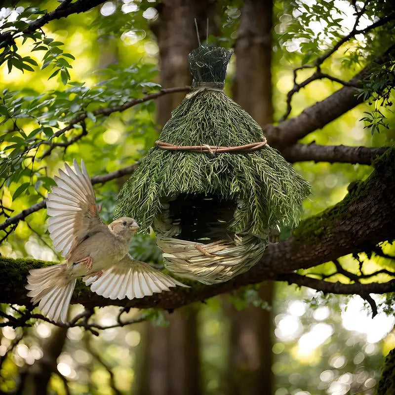 Grass Woven Bird House