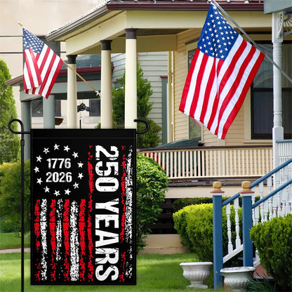 250 Years America Garden Flag