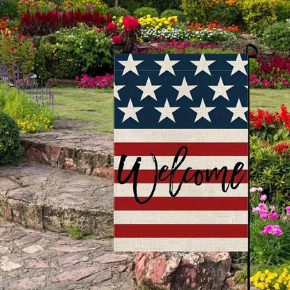 1pc Patriotic July 4th Garden Flag