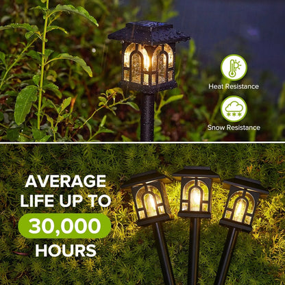 6/10 Pack Solar Pathway Lights
