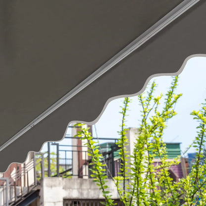 12'x10' Retractable Patio Awning Sun Shade Cover