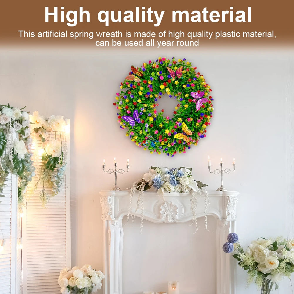 Spring Butterfly Wreath