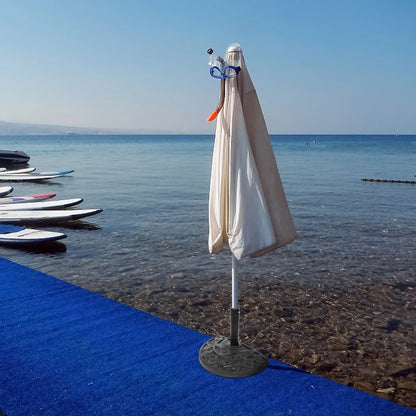 Umbrella Stand Semi-circular Resin Black