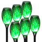 4/6/8/12Pcs Solar Flickering Outdoor Flame Torch Light