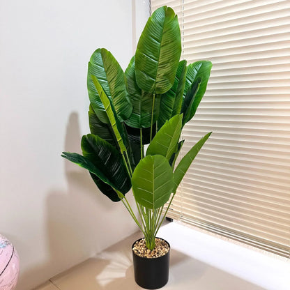 1pc 18 Leaves Artificial Banana Plant