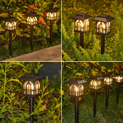 6/10 Pack Solar Pathway Lights