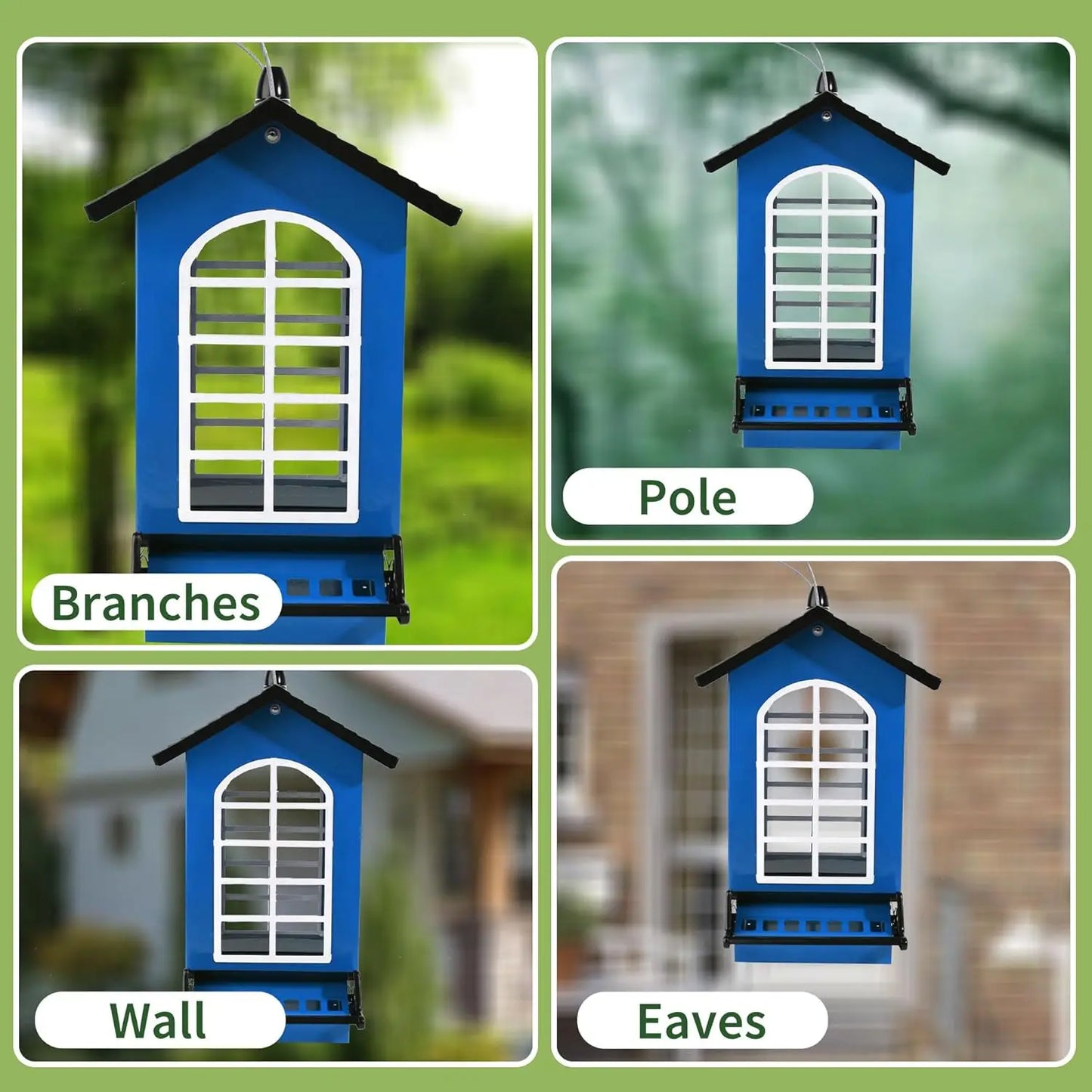 Squirrel Proof Metal Hanging Bird Feeder