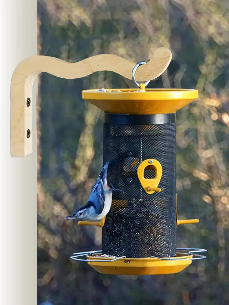 Natural Wood Wall Plant Hanger