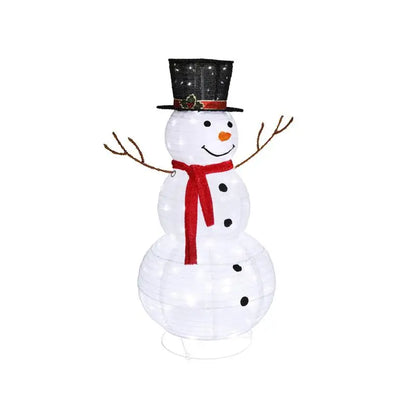 Snowman Fleece Garden Decoration