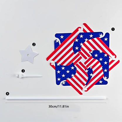 20Pcs Patriotic Red White Blue Decorations Set