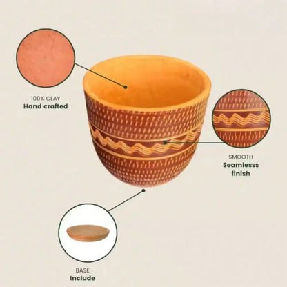 Flower Plant Pot for Indoor Outdoor