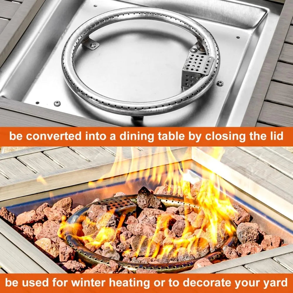 28 Inch Propane Fire Pit Table