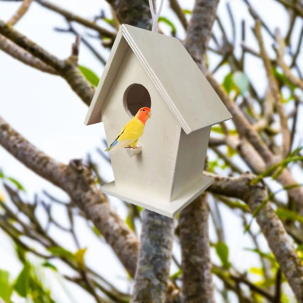 Wooden Mini Hanging Birdhouse