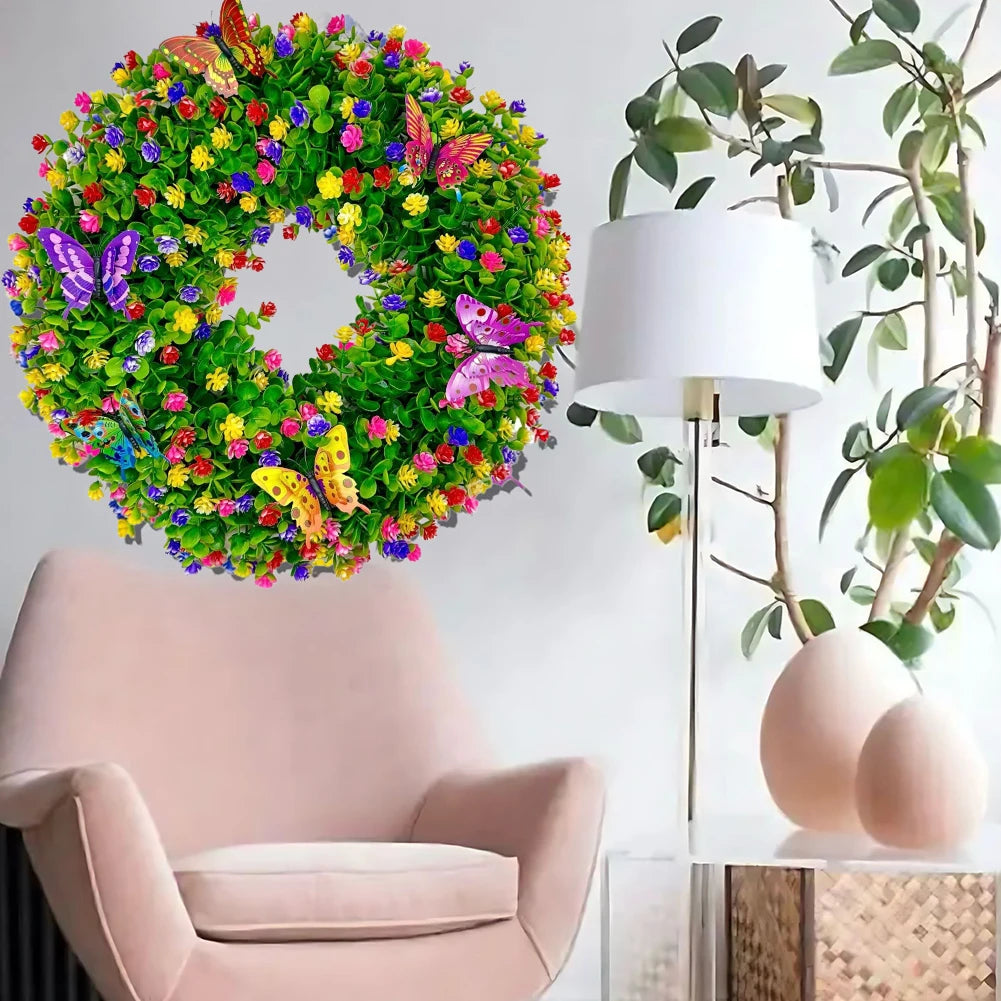 Spring Butterfly Wreath