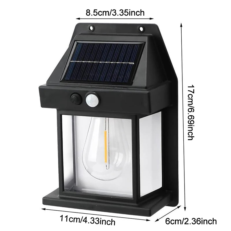 4/2-Pack Outdoor Solar Wall Lights