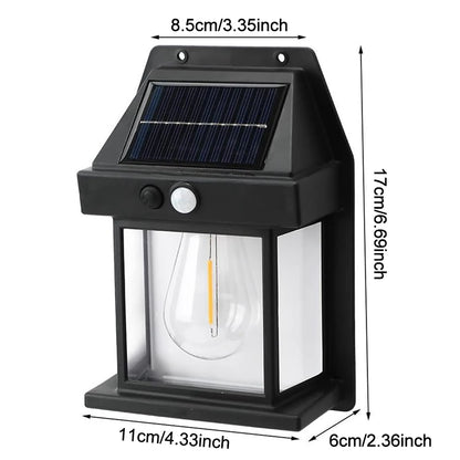 4/2-Pack Outdoor Solar Wall Lights
