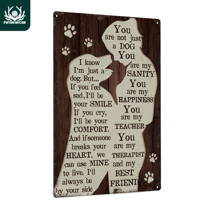1pc Dog Vintage Metal Tin Sign