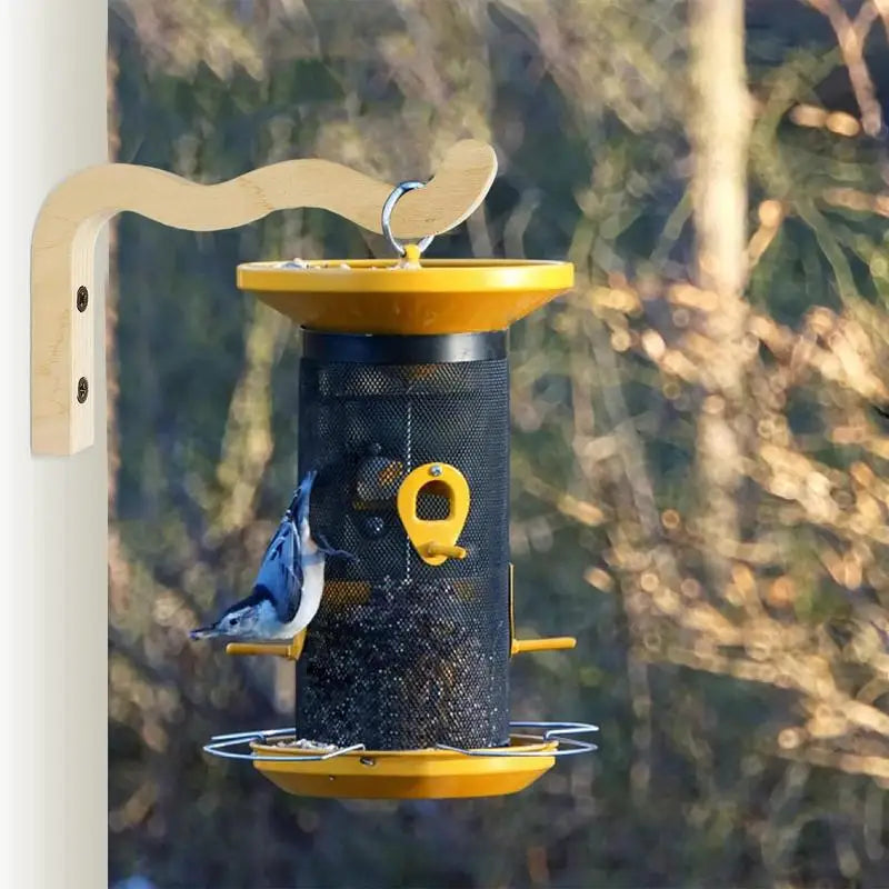 Natural Wood Wall Plant Hanger