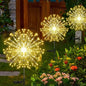 Solar Firework Lights Outdoor IP65 Waterproof Solar 8 Lighting Modes