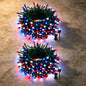 2/4 Pack American Flag Stake Light or Red White Blue Solar String Lights