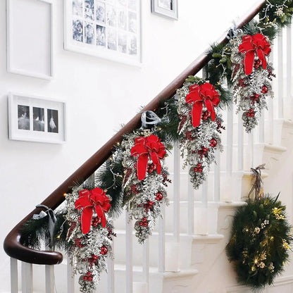 23.6in Christmas Teardrop Swag Decoration