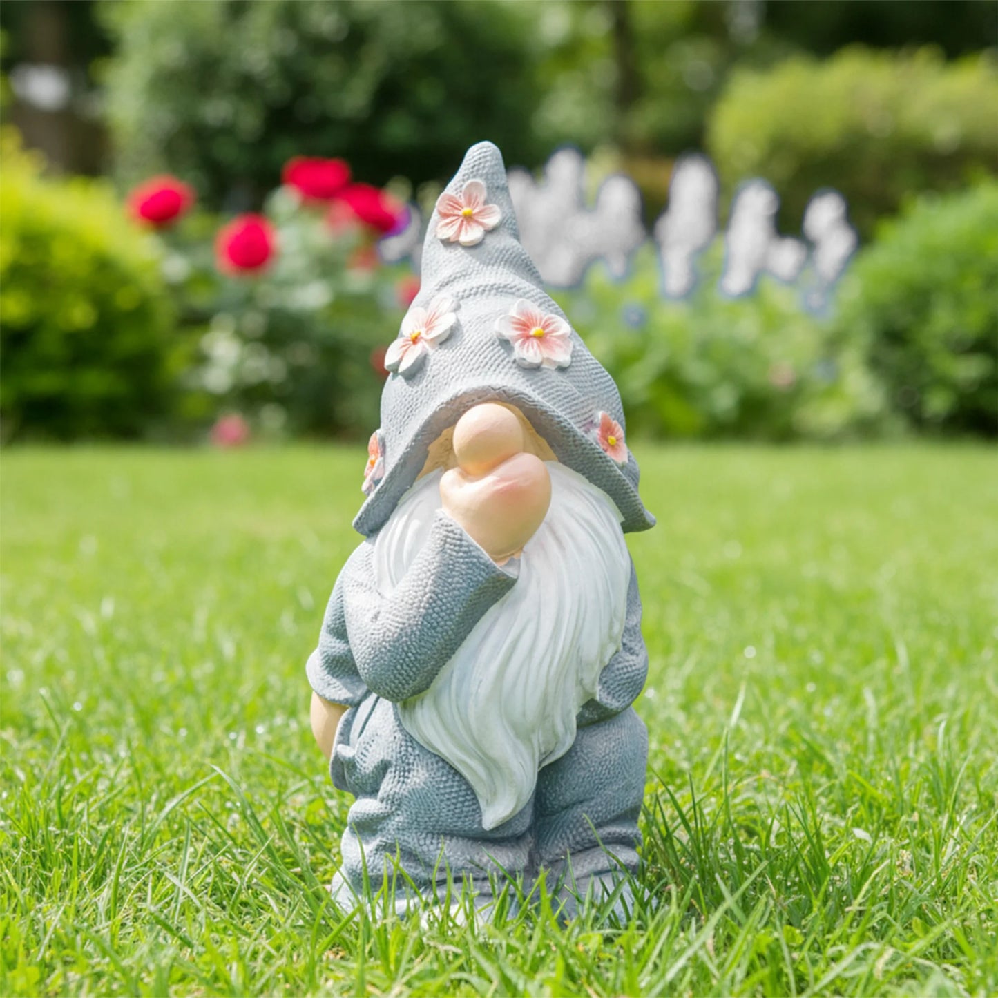 Cute Resin Gnomes Garden Statues with Pooping Design