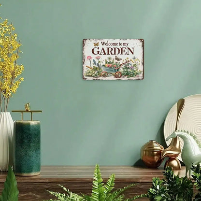 Vintage Garden Metal Sign
