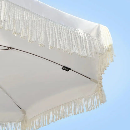 7ft Patio Umbrella with Fringe