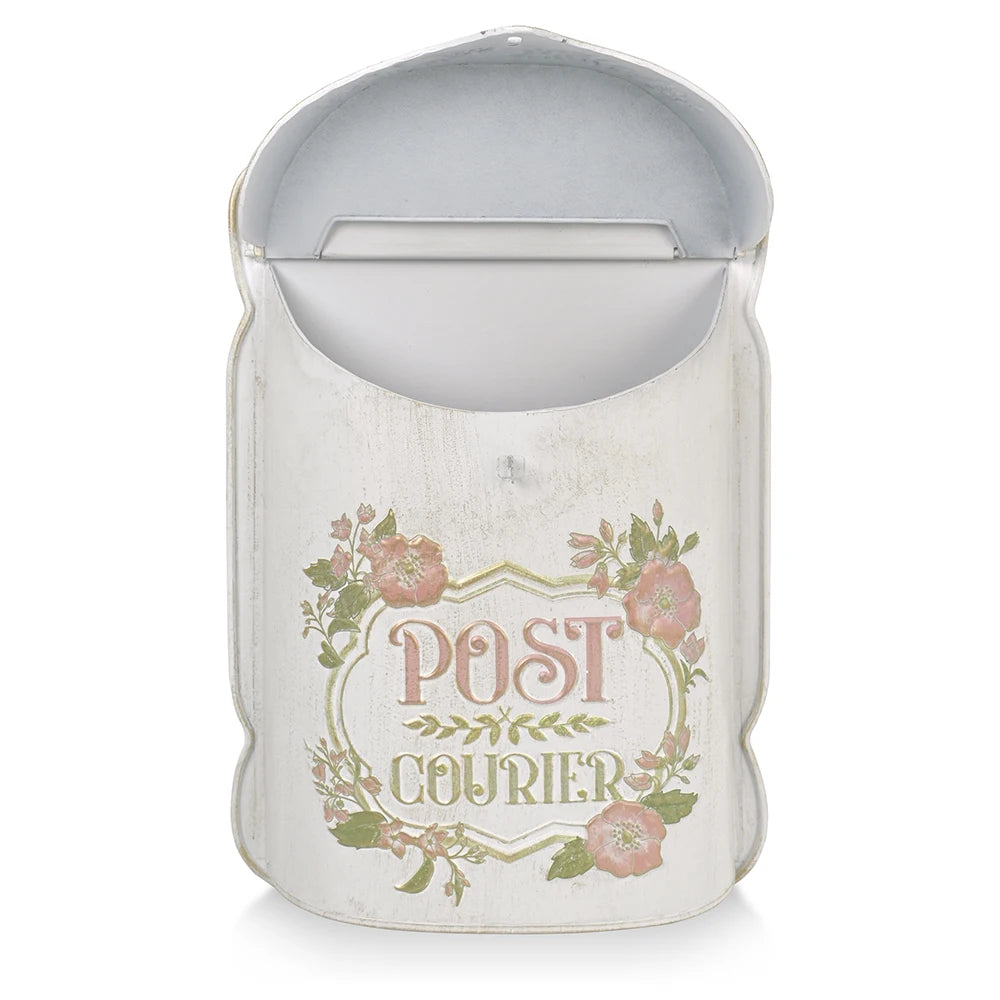 Retro Style Outdoor Metal Wall Mounted Mailbox