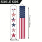 July 4th Flag Banner Set of Two