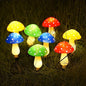 8 Solar Mushroom Lights Outdoor Decoration