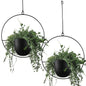 2 Pcs Hanging Planters with Hooks and Chains