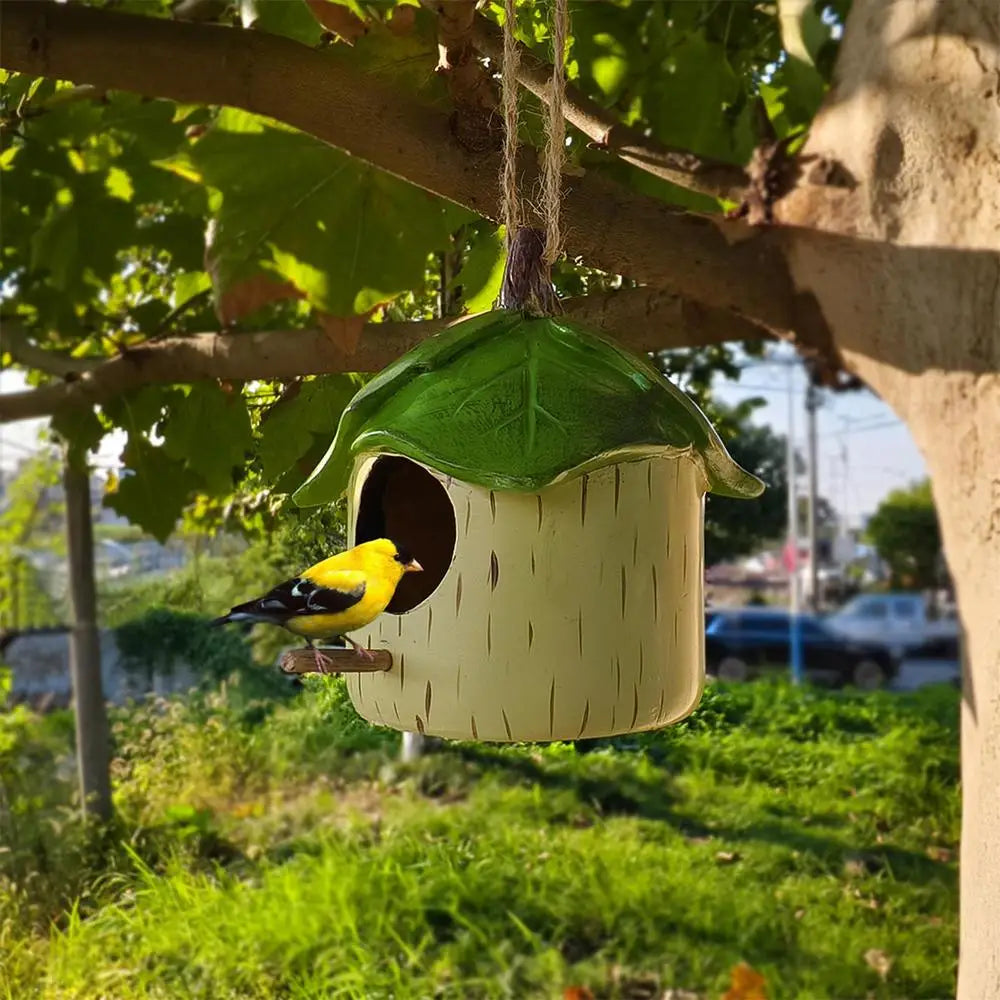 Outdoor Resin Hanging Bird House