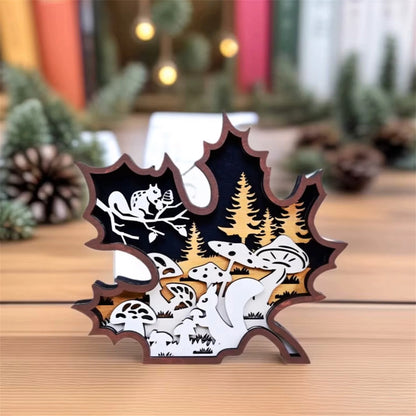 Fall Harvest Wooden Plaque Decoration