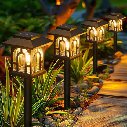 6/10 Pack Solar Pathway Lights