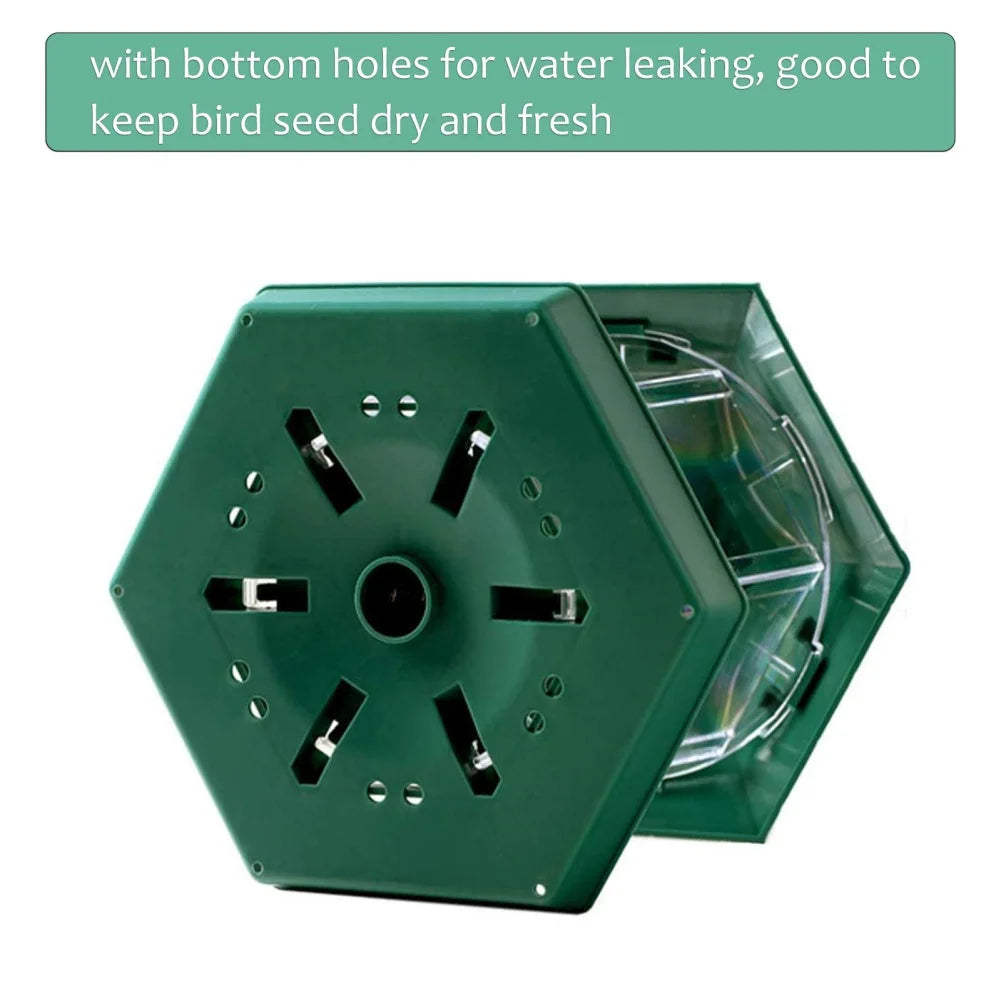 Wild Bird Feeders for Outside Rust Proof Hanging Feeders