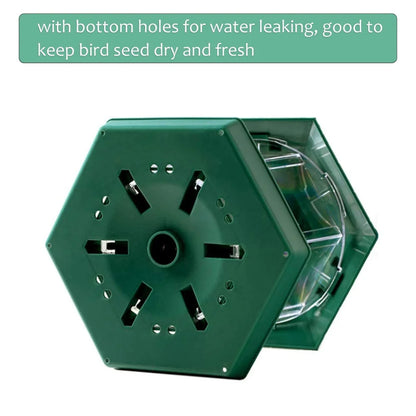 Wild Bird Feeders for Outside Rust Proof Hanging Feeders