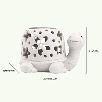 Solar Turtle Statue Light