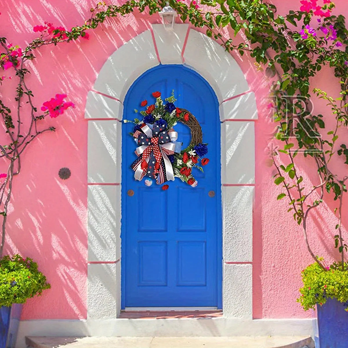 4Th of July Wreath for Front Door