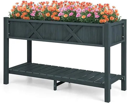 Raised Garden Bed, Elevated Planter Box w/Legs